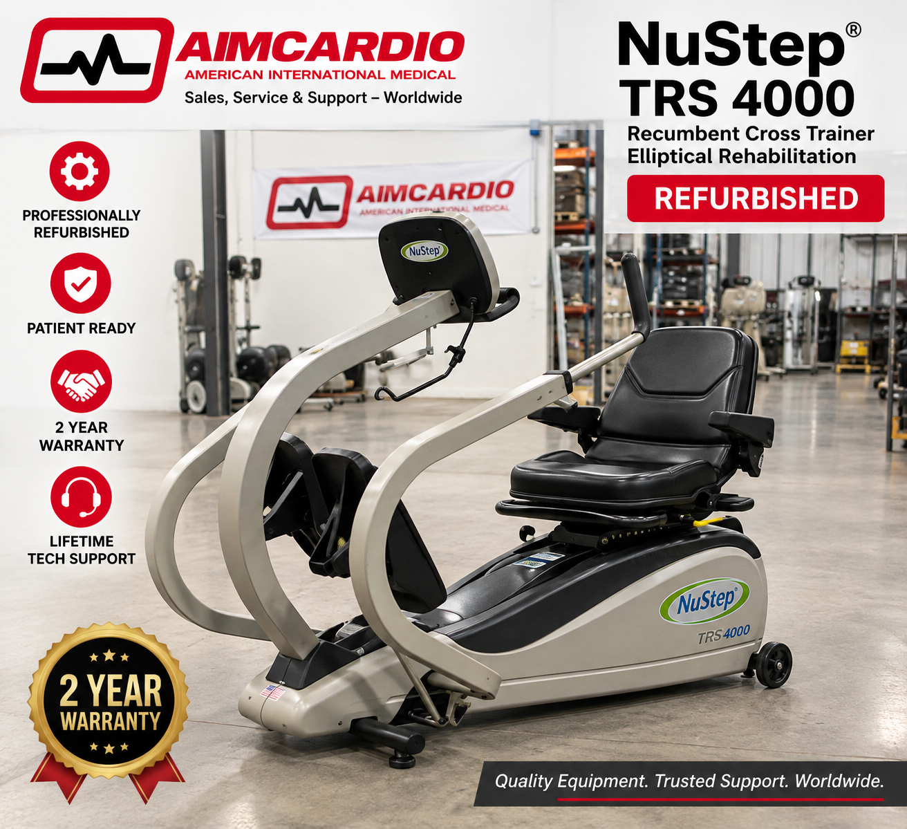 NuStep TRS4000 Recumbent Bike